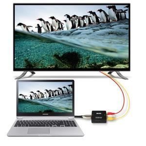 Адаптер-конвертер мини RCA AV в HDMI Композитный AV2HDMI Конвертер 1080P HDTV DVDB