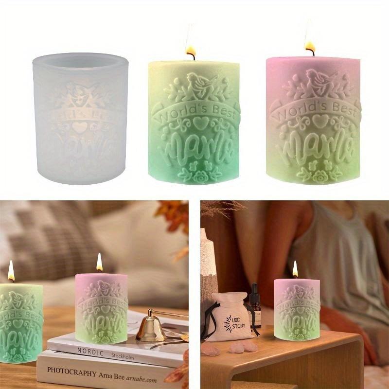 DIY Drip Glue Mold Is The Best Mom Aromatherapy Candle Silicone Mold Decoration