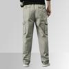 Мужские легкие походные брюки Быстросохнущие тактические рабочие брюки на открытом воздухе Брюки-карго для тренировок Бегуны с эластичной резинкой на талии Тактические брюки с несколькими карманами
