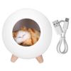 Светодиодный ночник, USB-зарядка, милый домик для питомца, сенсорное диммирование, детский, для прикроватной тумбочки, украшение, подарочная лампа
