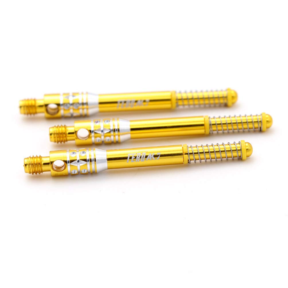 CUESOUL TERO system AK7 telescopic aluminum dart shaft, 3 pieces - H53.1mm (CS-AK7L-4H53)