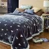 Raschel Warm Thick Blanket Double Layered Winter Coral Fleece Blanket Student Dorm Soft Bed Sheet Queen Sized Comfortable Quilt