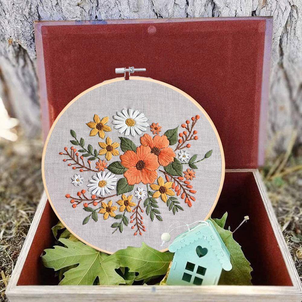 Decor Home Decoration Cross Stitch Kit Set Embroidery Kit Handmade Needle Thread Suit DIY Crafts
