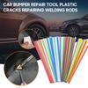 50 шт. ПП пластиковые сварочные стержни низкой плотности полипропиленовые плоские стержни для автомобильного бампера пластиковые трубы автомобиля