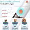 Pet hair clipper set dog electric hair clipper dog and cat hair trimmer waterproof and replaceable blade head pet 3-speed shaver