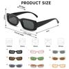 New Small Sunglasses Women Men Trendy Vintage Brand Designer Glasses Hip Hop Square Sun Glasses Female Eyewear Uv400
