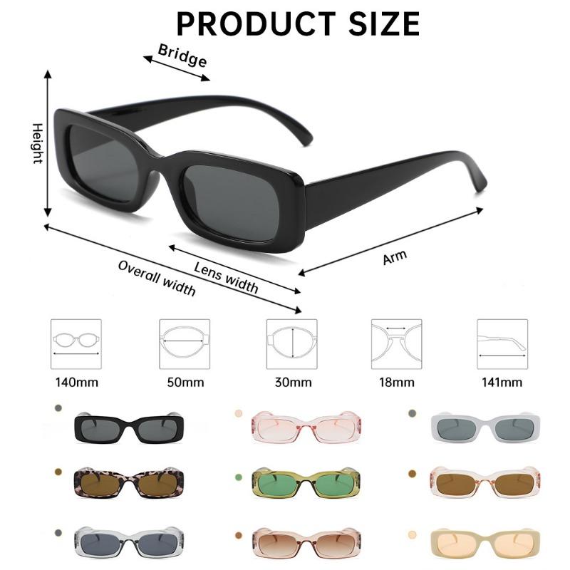New Small Sunglasses Women Men Trendy Vintage Brand Designer Glasses Hip Hop Square Sun Glasses Female Eyewear Uv400