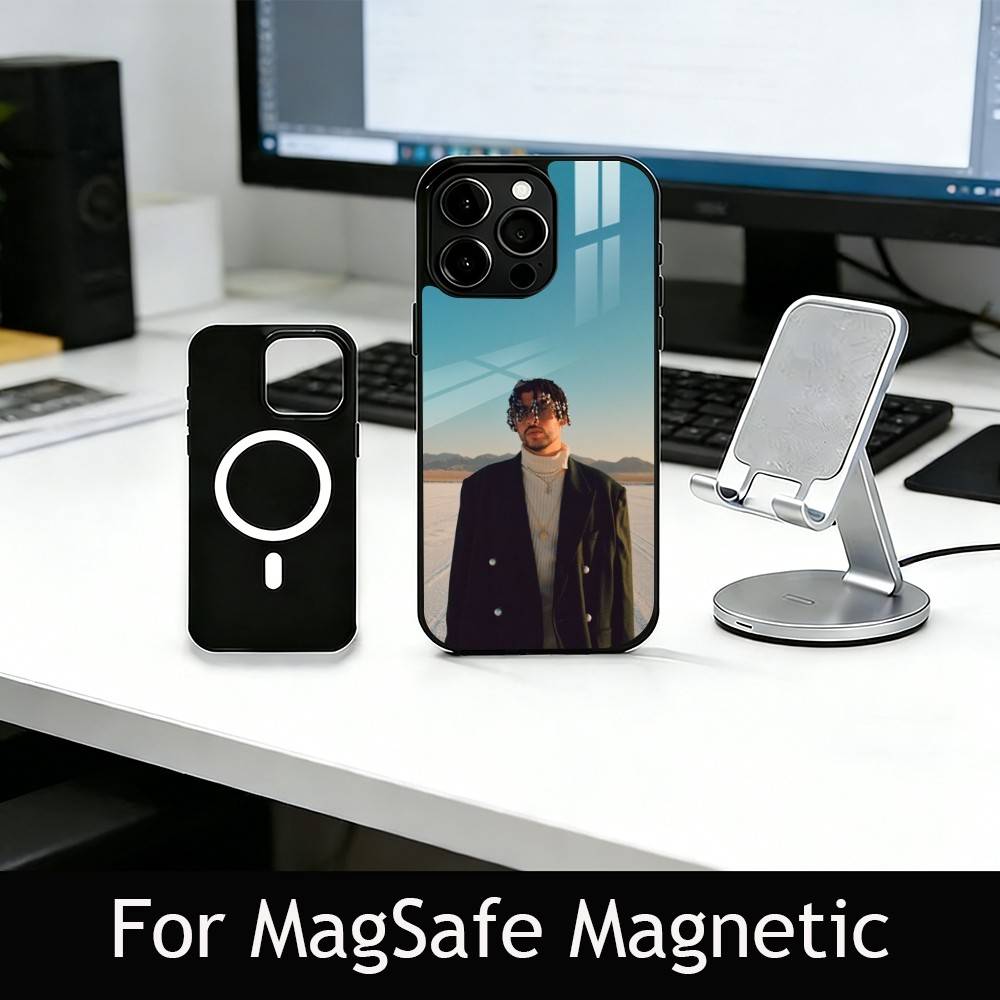 Чехол для телефона Bad B-B V-Vibes для iPhone 17, 16, 15, 14, 13, 12, 11 Plus, Pro, магнитный с Magsafe, беспроводная зарядка