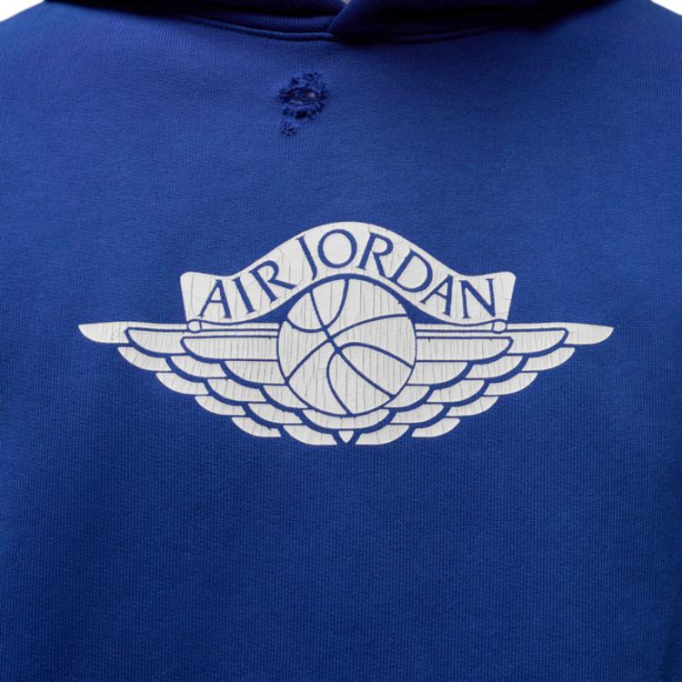 Jordan Air SS25 Rare Simple Comfortable Hooded Long Sleeve Sweatshirt Men sweatshirt Deep-Royal-Blue IB3003-485