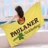 Немецкое пиво p-Paulaners Микрофибровое одеяло Быстросохнущие пляжные полотенца Большой размер Печать Супервпитывающее одеяло-полотенце для бассейна