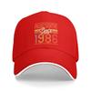 Awesome Since 1986 40th Birthday 40 Years Old Bday Casual Baseball Cap Summer  Trucker Hat Adjustable Kpop Rock Hip Hop Hats Men