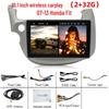10,1-дюймовая беспроводная автомобильная магнитола с CarPlay, Android и GPS-навигацией для Honda Fit 2007-2013
