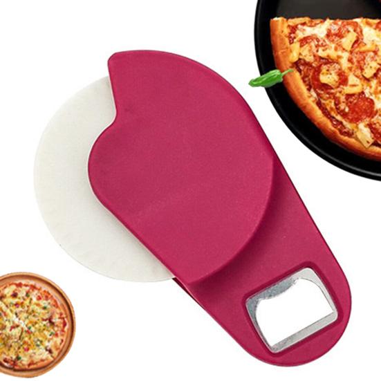 Колесо для пиццы, ролик для выпечки теста, резак для пирогов и бутылка