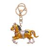 Keychain Pendant Horse Shape Rhinestone Inlaid Key Chain Diverse Color Backpack Keyring Key Accessory