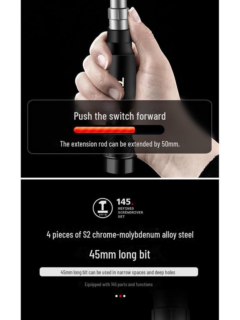 Green Forest Precision Screwdriver Set - Cross, Slotted, Small Plum, Multi-Function Household Tool