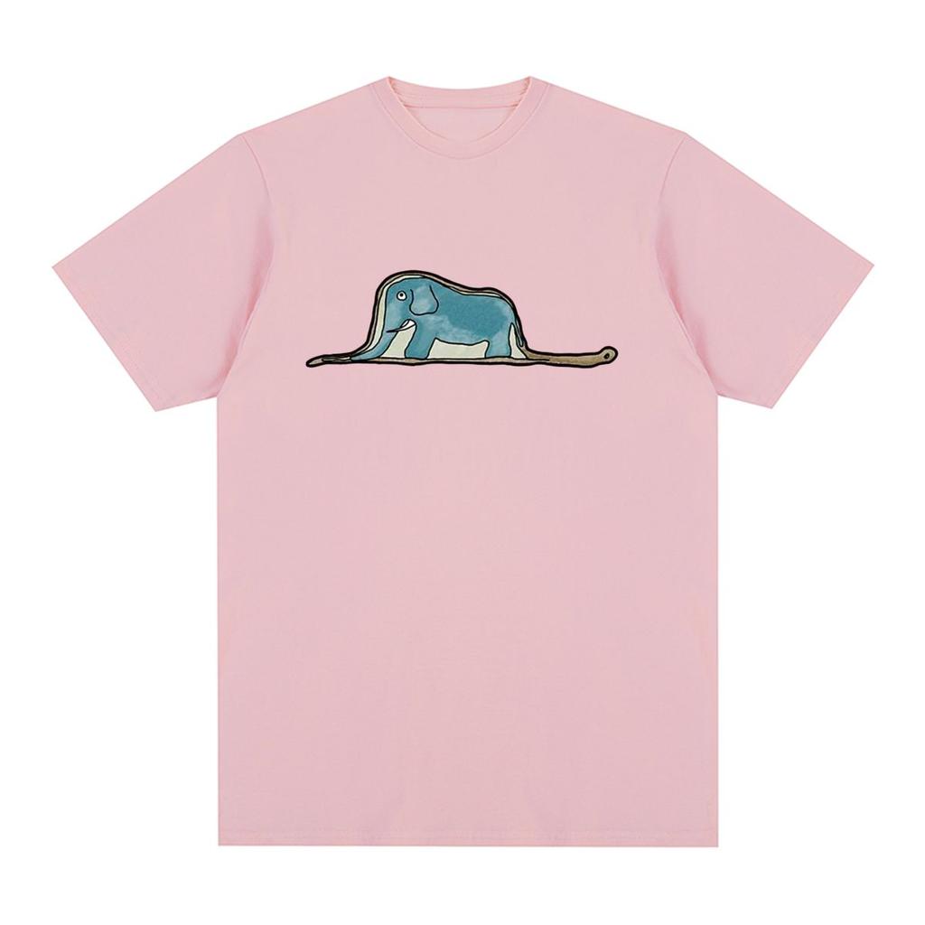 snake swallow elephant Le Petit Little Prince Vintage Tshirt Harajuku Ulzzang Cotton Unisex T shirt New Tee Tshirt Women s Tops