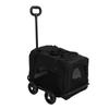 Dog Carrier with 4 Wheels Portable Rolling Cat Carrier Small Pet Stroller with Telescope Handle for Traveling Camping