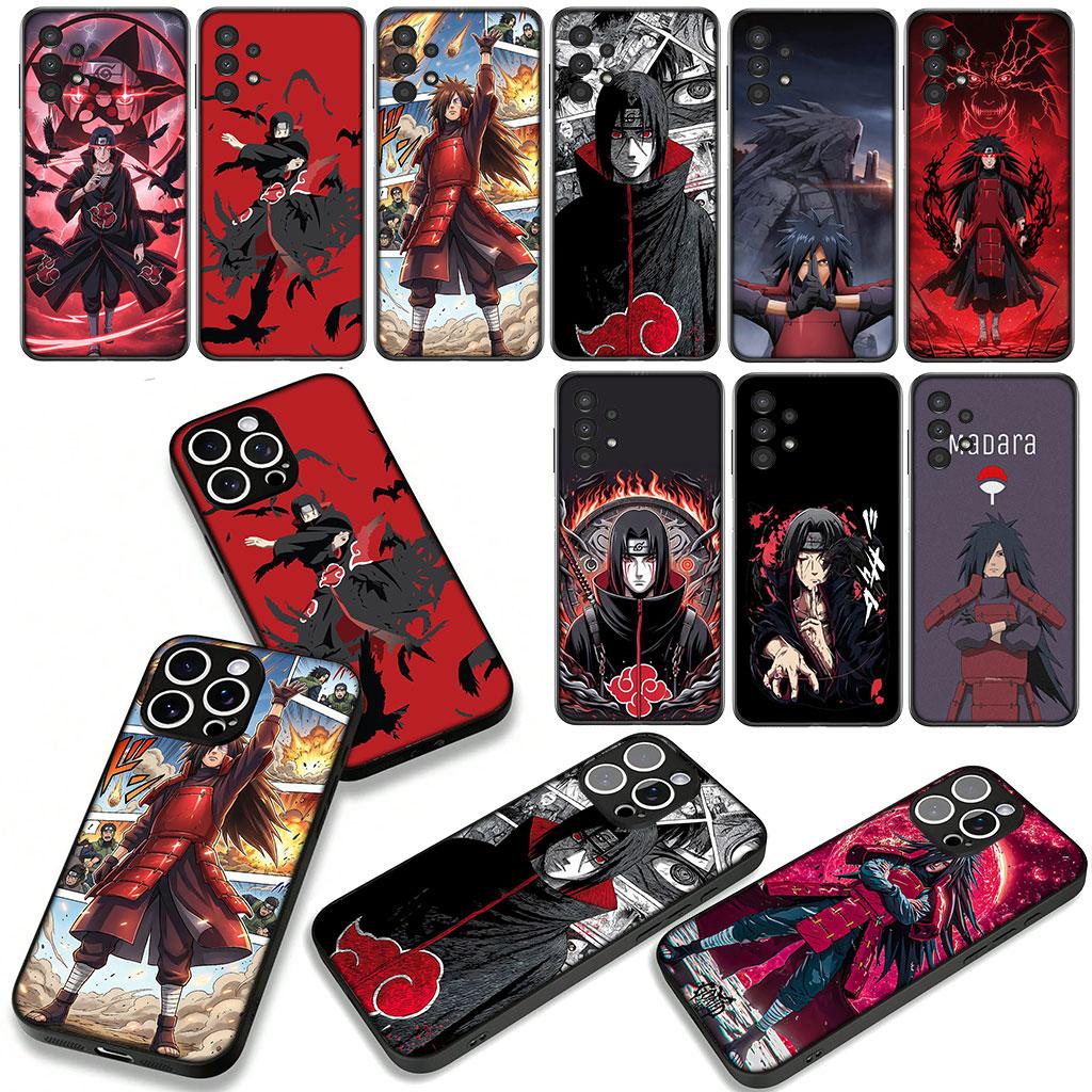 Cover for Apple iPhone 17 16 11 Pro XS Max XR 6 7 8 Plus + 16E SE 2020 2022 Air 5 Case Akatsuki Itachi Uchiha Madaras Narutos