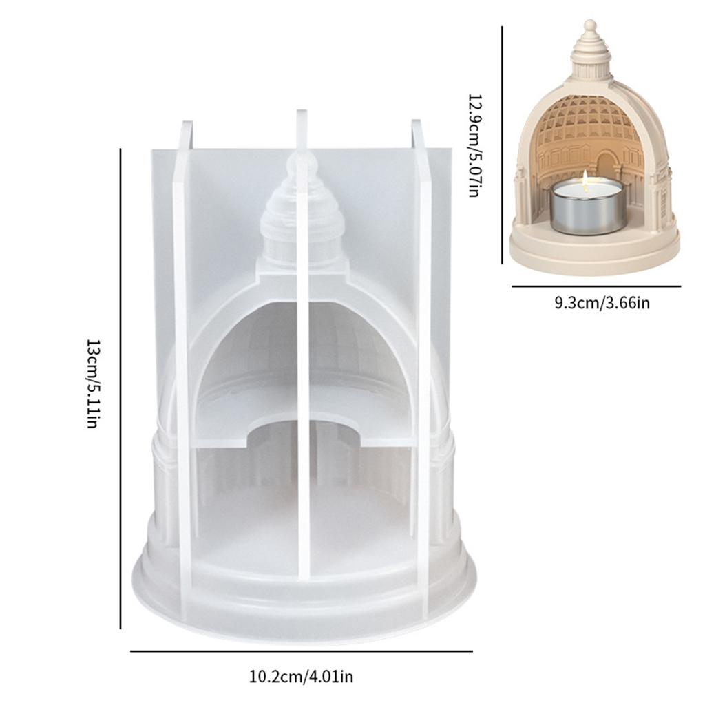 Multiple Size Castles Sturdy Silicone Mould Set Portable Accessory for Craft Supplies Candle Making Plaster Crafting