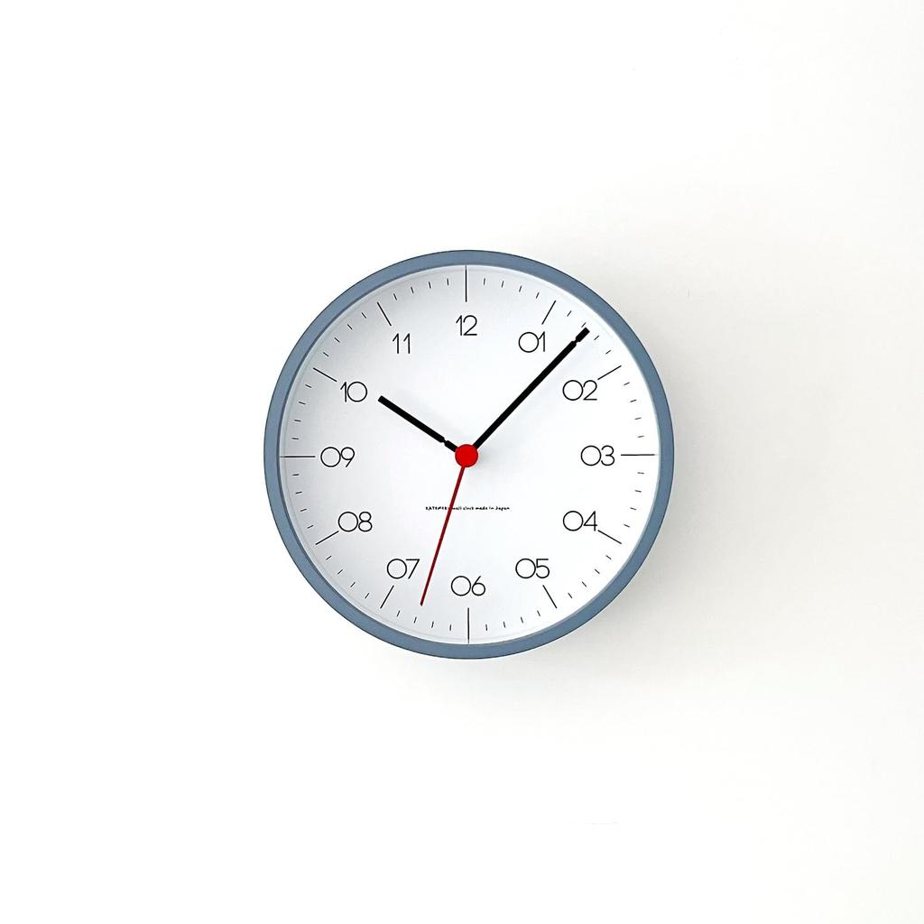 KATOMOKU фанерные часы 24S Серые Настенные часы Плавная секундная стрелка Диаметр кварцевые km-151GRS 20.2см (Часы СКП)