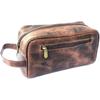 Винтажная сумка для туалетных принадлежностей из кожи буйвола, дорожный набор для бритья в ванной комнате, набор Dopp
