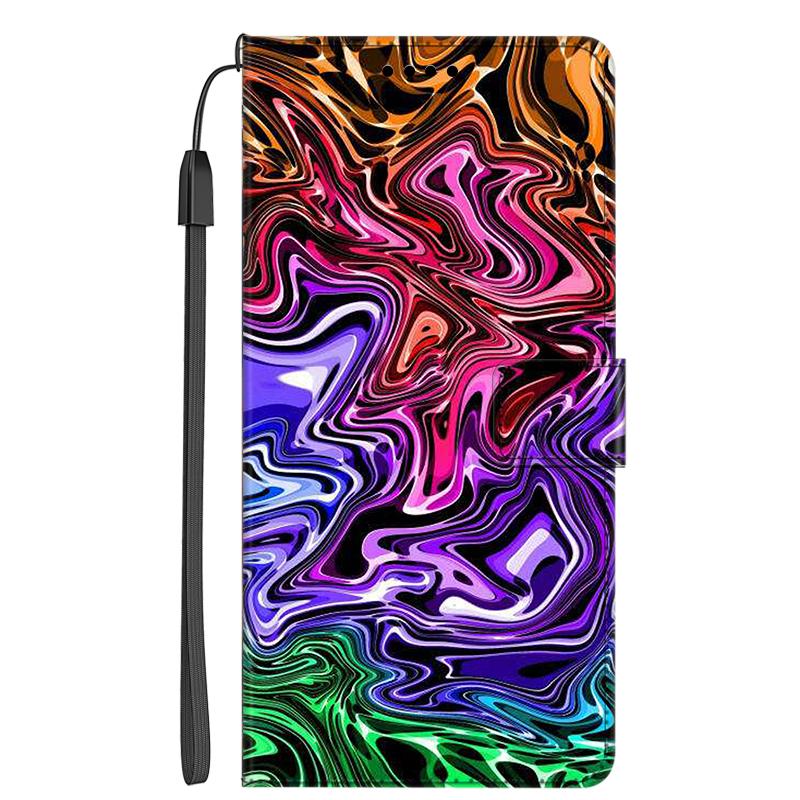 Новый кожаный чехол для Moto G35 с рисунком Мраморный Щит, Магнитный кошелек, Книжка-чехол для Fundas Motorola Moto G 35, Флип-чехол, Capa