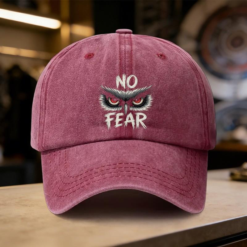 Кепка-бейсболка No Fear Owl Eyes, стираная, с вышитым рисунком, потертая, хлопковая, унисекс, для улицы
