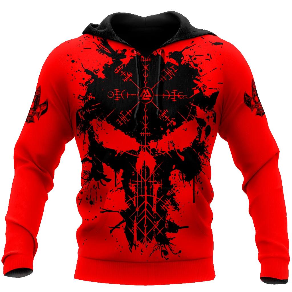 Винтажные толстовки Vikings с капюшоном с 3D-принтом для мужчин/женщин, повседневная модная толстовка с капюшоном для детей, пуловеры, толстовки унисекс, мужская одежда, пальто