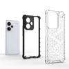 For Xiaomi Redmi Note 13 Pro+ 5G Case PC+TPU Phone Cover Honeycomb Design