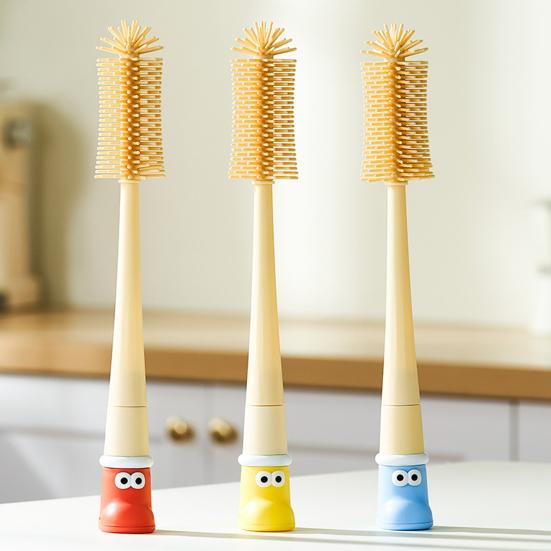 Cup Brush Food Grade Multifunctional 7-in-1 Cleaning Drying Set Portable Travel Storage Box Baby Feeding Bottle Cleaner