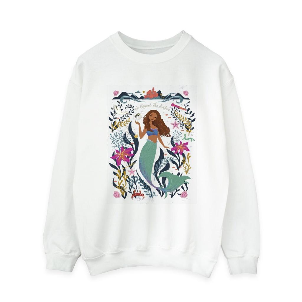 The Little Mermaid Womens/Ladies Go Beyond The Surface Sweatshirt