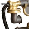 Викторианский стиль Телефон Статуэтка из смолы, Ретро модель Статуя с матовым покрытием, Износостойкий Старомодный Декор для стола Домашний Офис