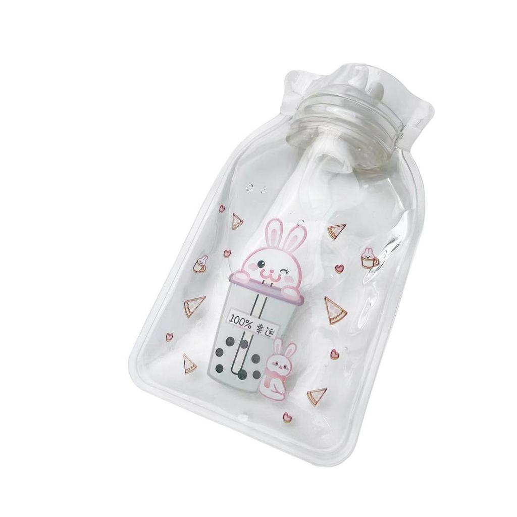 Мини прозрачная грелка с рисунком из мультфильма - ПВХ, симпатичная и теплая для студентов и малышей