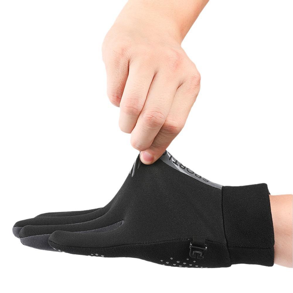 Теплые перчатки для мужчин и женщин Осенью и зимой для занятий спортом на открытом воздухе, для велоспорта, с бархатной подкладкой, ветрозащитные, холодостойкие, водонепроницаемые, для альпинизма, с сенсорным экраном