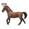 Модель лошади Реалистичная ПВХ Фигурка лошади Статуэтка Скульптура Украшение для дома офиса рабочего стола Орнамент Детская образовательная игрушка животное