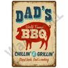 BBQ Zone  Home Decor Metal Tin Sign Vintage Dad`s BBQ Yard Outdoor Party Decoration Plate Retro Barbecue Rules Slogan Metal Sign