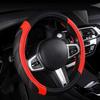 Microfiber Leather Steering Wheel Cover 15inch Universal Fit for Car, Truck, SUV, Van,Durable Anti-Slip Car Steering Wheel Cover