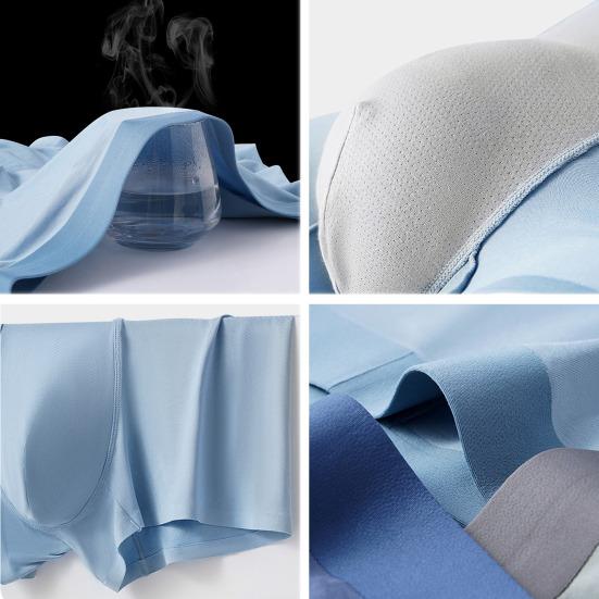 Мужские трусы-боксеры облегающие шорты в стиле пэчворк с эластичной талией средней длины