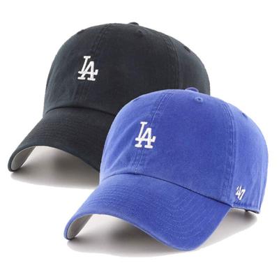 Кепка 47brand MLB LA Dodgers с маленьким логотипом, бейсболка-cleanup (2 цвета)