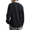 Anta Lifestyle Series Letter Round Neck Pullover Sweatshirt Men Sweatshirt Basic-Black 152337713-5