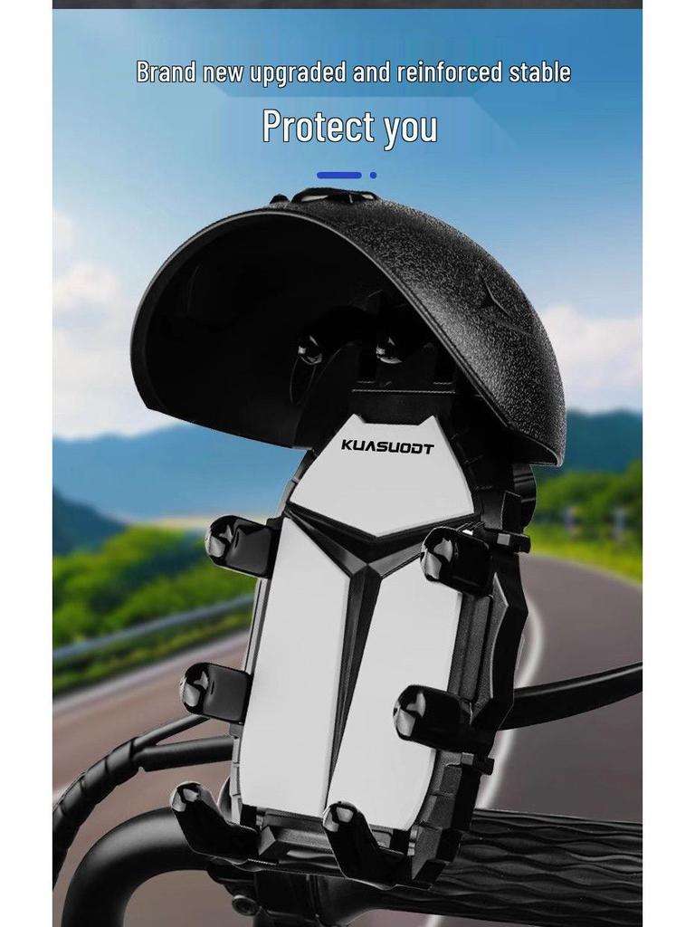 Водонепроницаемый ударопрочный держатель для телефона на мотоцикл/велосипед с козырьком для навигации