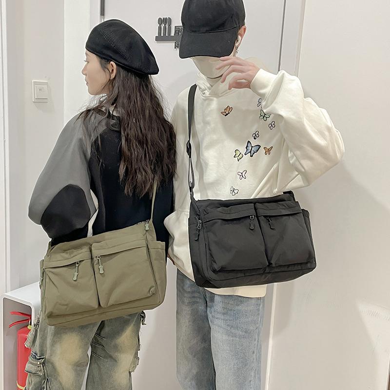 Casual Multi-Pocket Messenger Bags For Fashion Nylon Shoulder Bag Large Handbags Travel Shopping Tote Purse