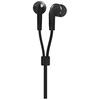 STAYER Zipper Cord Earphones Black ST-EPFNBK
