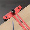 Экспортный тип Линейный Т-образный угольник Алюминиевый сплав Многофункциональный Деревообрабатывающий Комбинированный Может Перемещать Угловой Квадрат Угловой Т-образный угольник