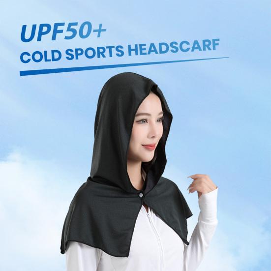 Cooling Hoodie Towel Extra Soft Sweat Absorption UV Protection Cooling Neck Wrap
