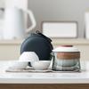 Travel tea set outdoor portable express one pot three cups ceramic glass storage bag office hand gift formulation
