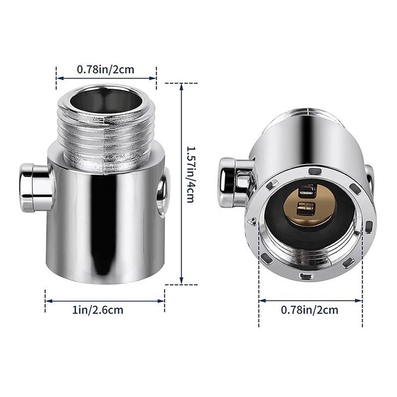 Рукоятка для душа из твердой латуни, переключающий клапан, насадка для душа, биде, распылитель, запорный клапан для воды