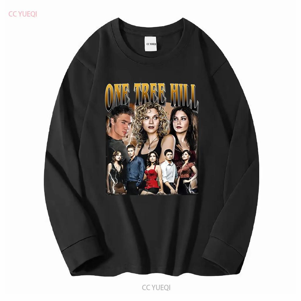 Ограниченная серия Винтажная футболка One Tree Hill для женщин и мужчин с длинным или коротким рукавом, винтажная, стиранная, дышащая, удобная, универсальная