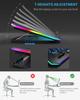 Кулер для ноутбука Lamore Advanced Model 16 миллионов цветов RGB LED Color Мощный большой охлаждающий вентилятор Высокопроизводительная охлаждающая подставка Охлаждающая подставка с 2 USB