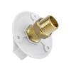 Фланцевый Вход для Воды в Автодомах 3/4NH Женский на 1/2 NPT Мужской с Обратными Клапанами Подходит для Кемперов Прицепов